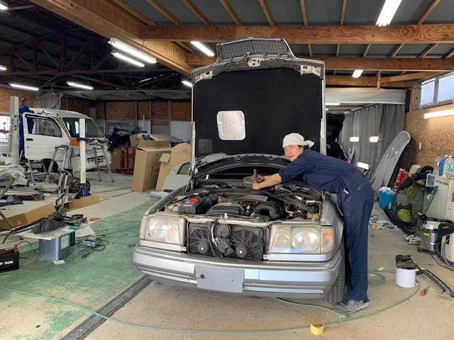 故障車両の修理